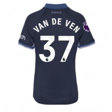 Tottenham Hotspur Micky van de Ven #37 Bortatröja Dam 2023-24 Korta ärmar